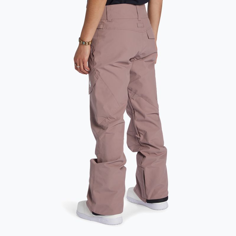 Pantaloni da snowboard da donna DC Nonchalant twilight mauve 3