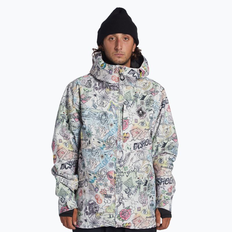 Giacca da snowboard DC Basis Print vision quest da uomo