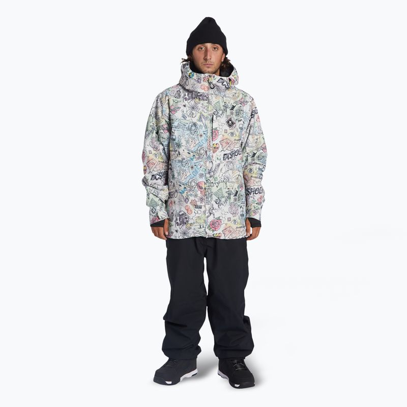Giacca da snowboard DC Basis Print vision quest da uomo 2