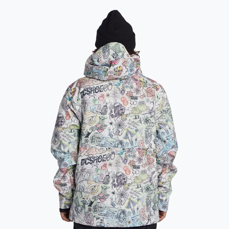 Giacca da snowboard DC Basis Print vision quest da uomo 3