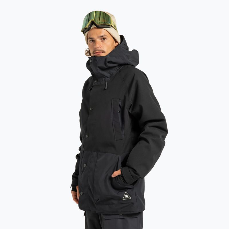 Giacca da snowboard da uomo DC Tundra nero 4