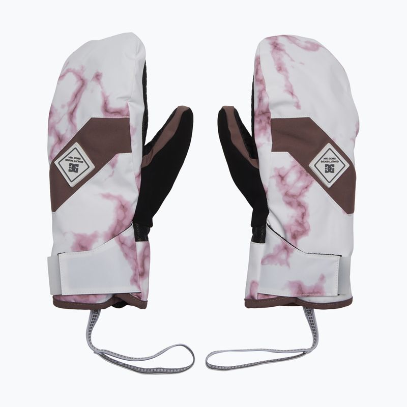 Guanti da snowboard da donna DC Franchise Mitten in marmo