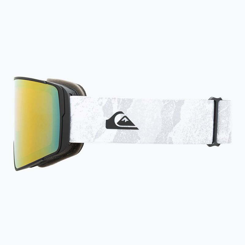 Quiksilver Storm MG occhiali da snowboard uomo bianco camo/clux l viola mi 3