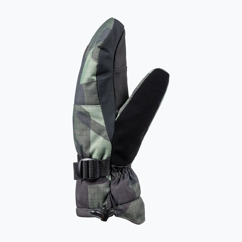 Quiksilver Mission Mitt guanto da snowboard per bambini puzzle camo sea spray 2