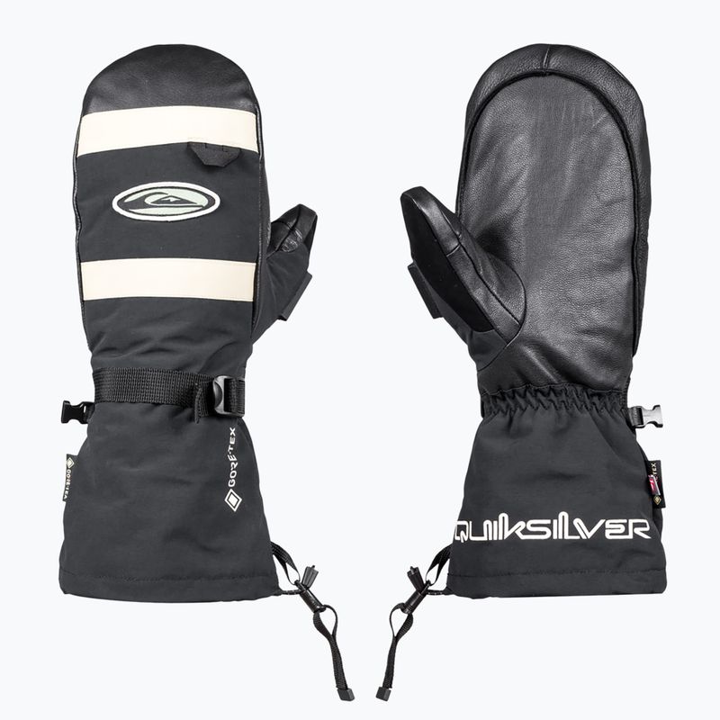 Guanto da snowboard Quiksilver Austen Sweetin Goretex da uomo nero vero