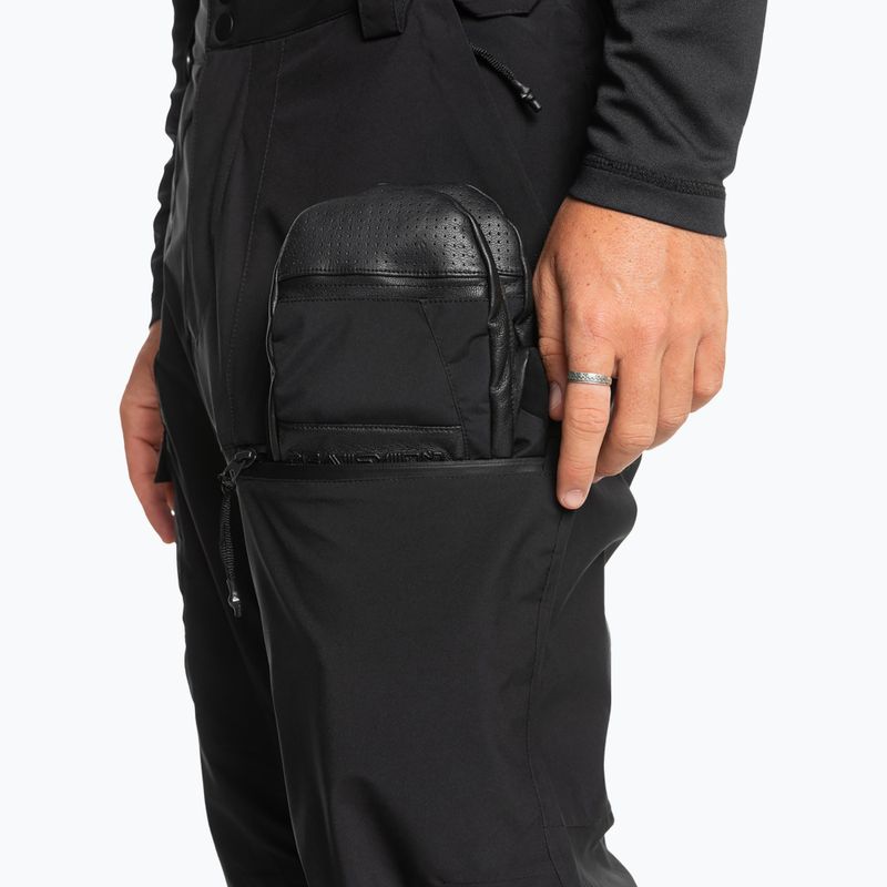 Pantaloni da snowboard Quiksilver Utility da uomo nero vero 6