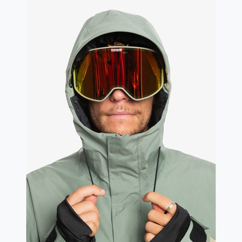 Giacca da snowboard Quiksilver High Altitude Gore-Tex sea spray da uomo 4