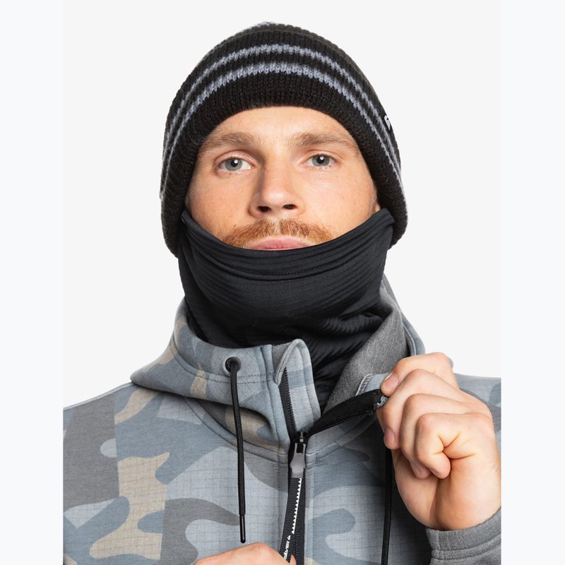 Felpa da snowboard Quiksilver Shredder Hoodie puzzle camo ice flow da uomo 5