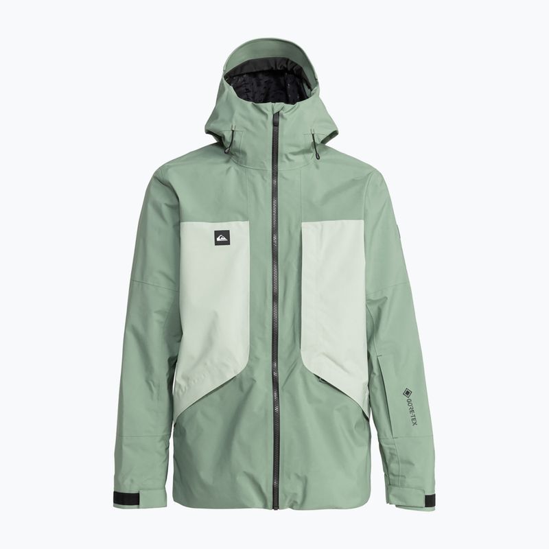 Giacca da snowboard Quiksilver Forever Stretch Gore-Tex sea spray da uomo 5