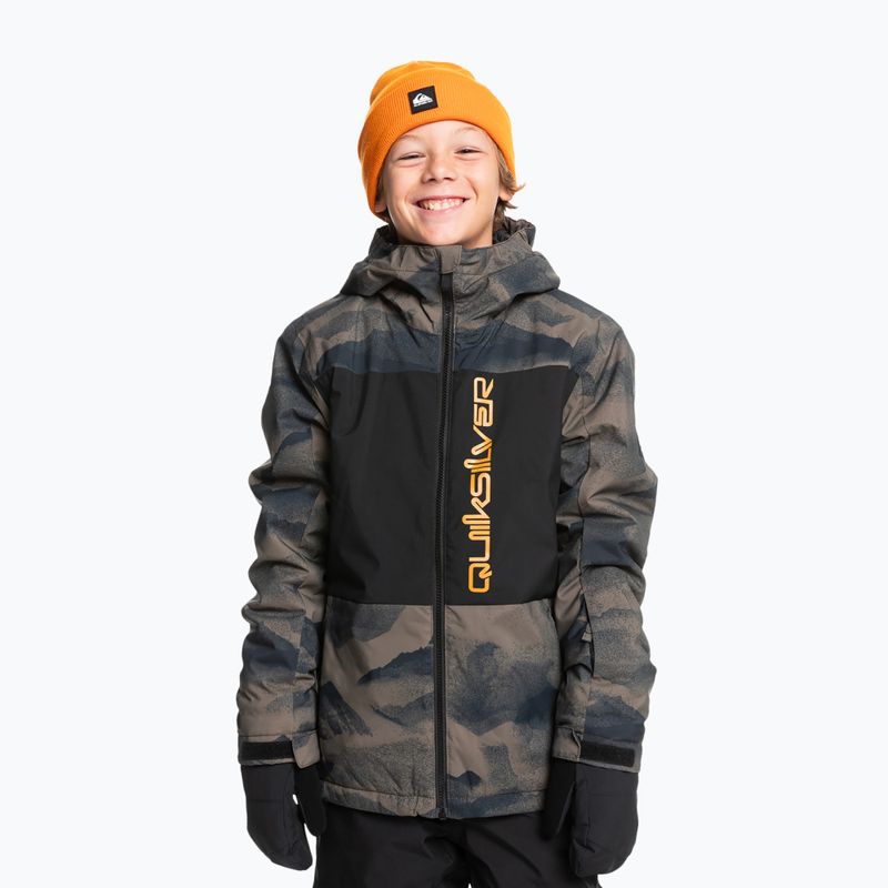 Giacca da snowboard per bambini Quiksilver Side Hit mountain spray canteen
