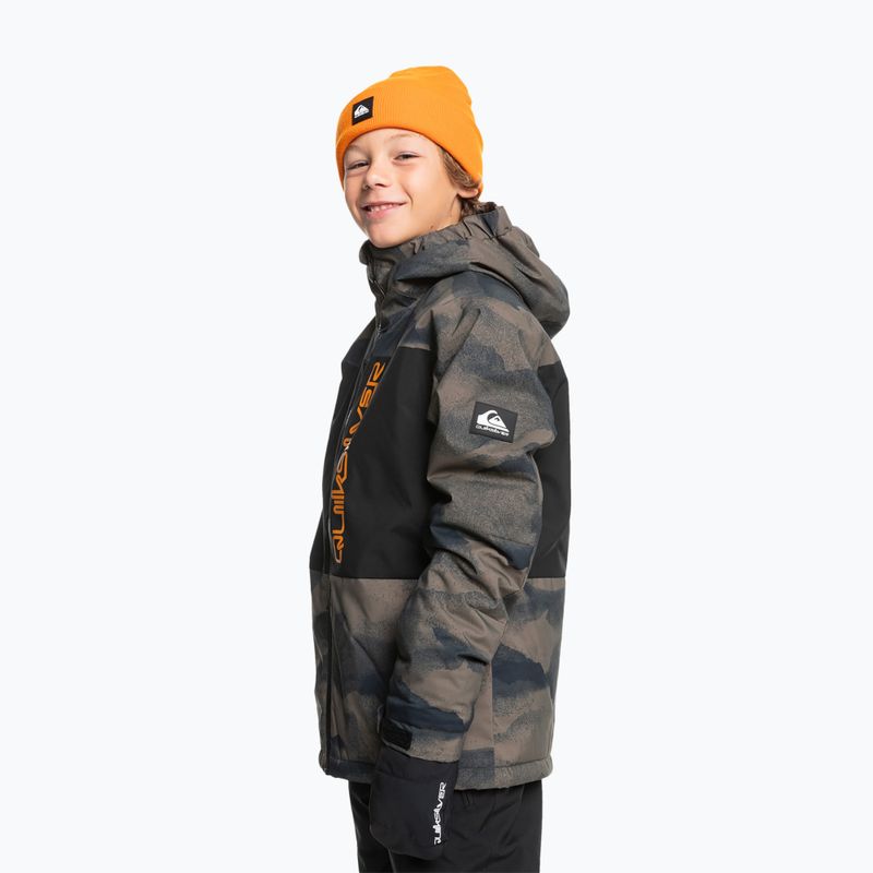 Giacca da snowboard per bambini Quiksilver Side Hit mountain spray canteen 3