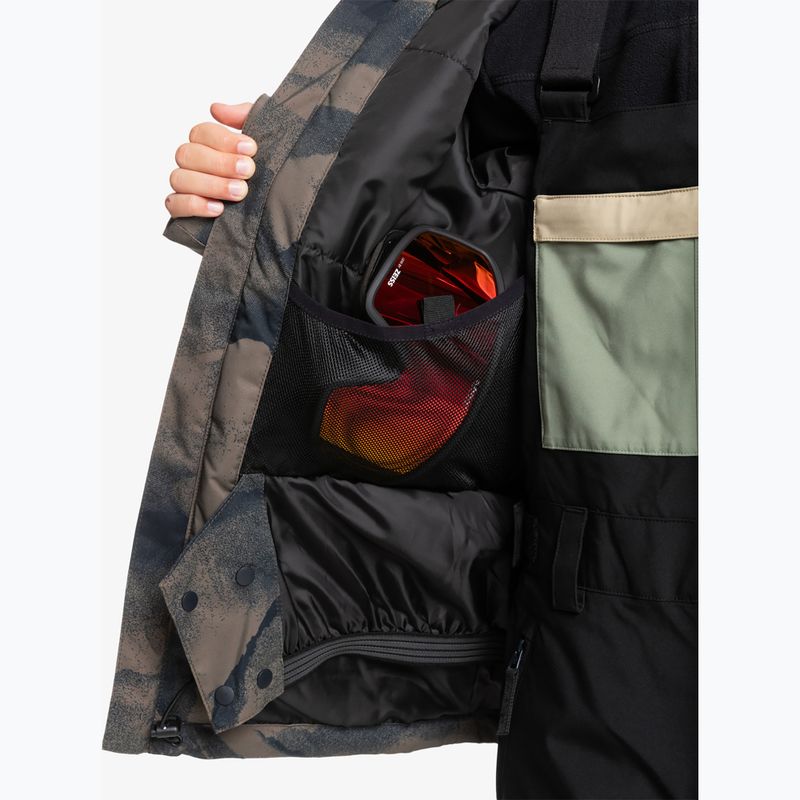 Giacca da snowboard per bambini Quiksilver Side Hit mountain spray canteen 4
