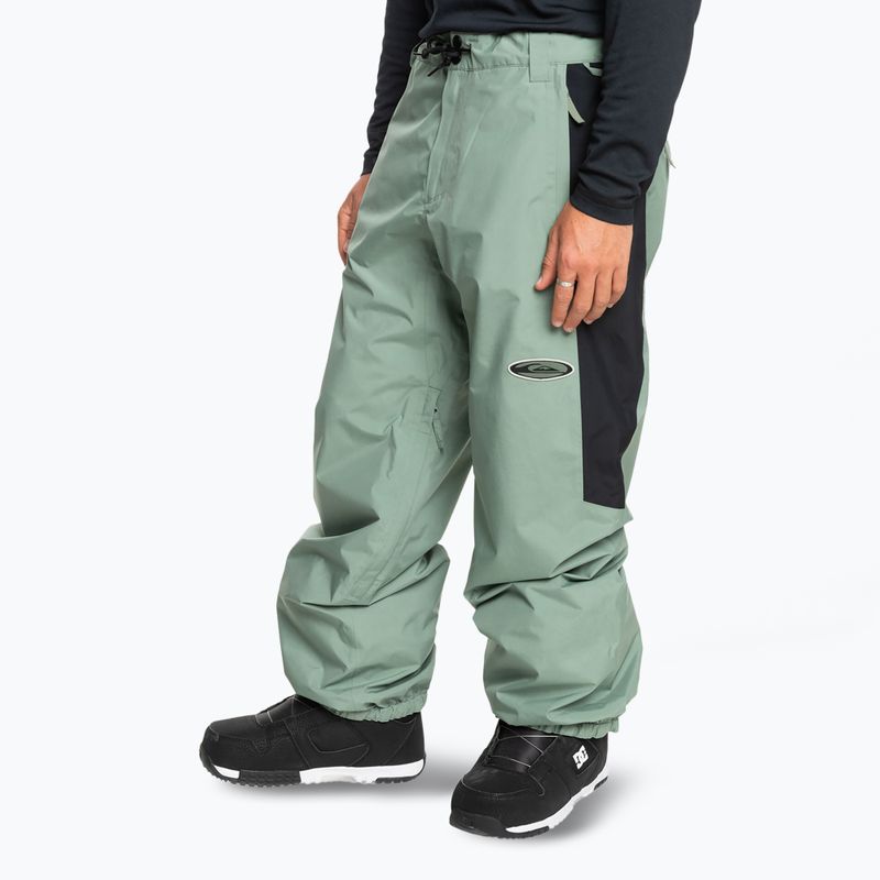 Pantaloni da snowboard Quiksilver High Altitude Gore-Tex da uomo con spray marino 4