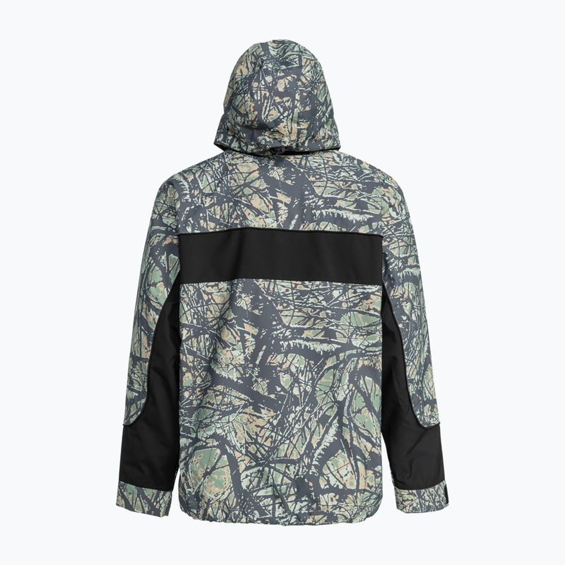 Giacca da snowboard Quiksilver High Altitude 20K woodland abstract sea spray da uomo 6