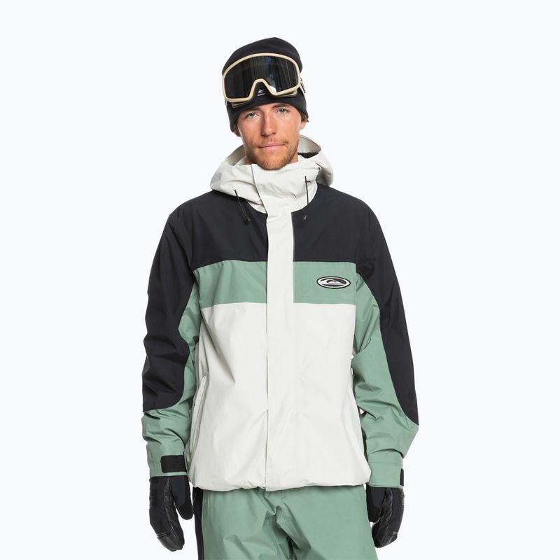 Giacca da snowboard Quiksilver High Altitude Gore-Tex da uomo in betulla
