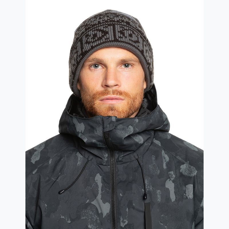 Cappello invernale Quiksilver Archive da uomo nero vero 3