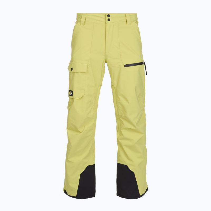 Pantaloni da snowboard Quiksilver Utility da uomo verde sedano 7