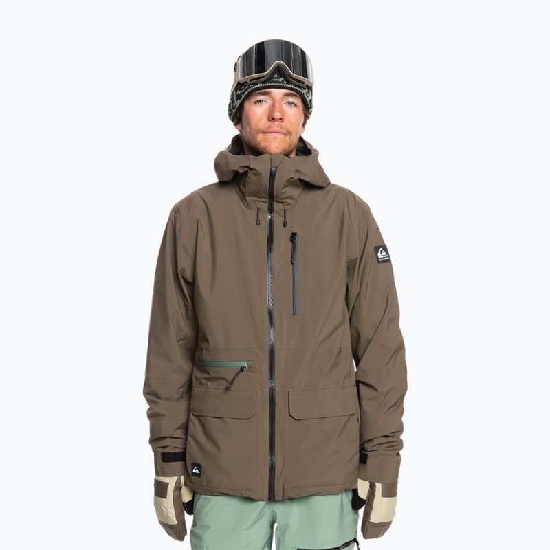 Giacca da snowboard Quiksilver Quest Stretch 20K da uomo in canottiera