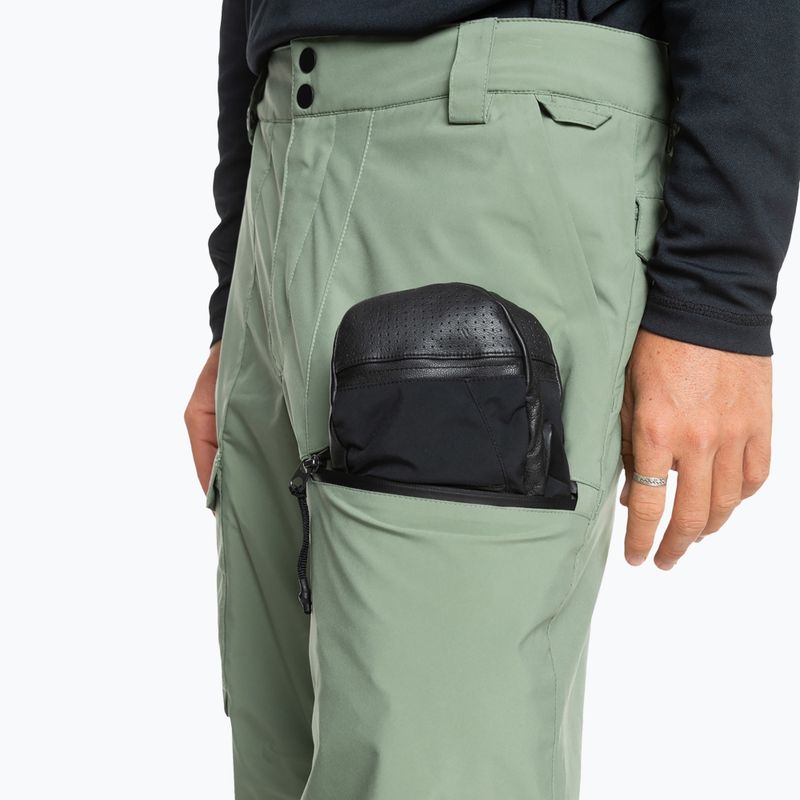 Pantaloni da snowboard Quiksilver Utility sea spray da uomo 6