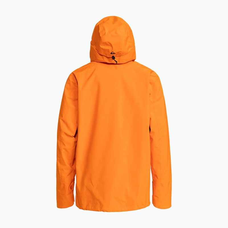 Giacca da snowboard Quiksilver Pro Path Goretex 2L orange pepper da uomo 6