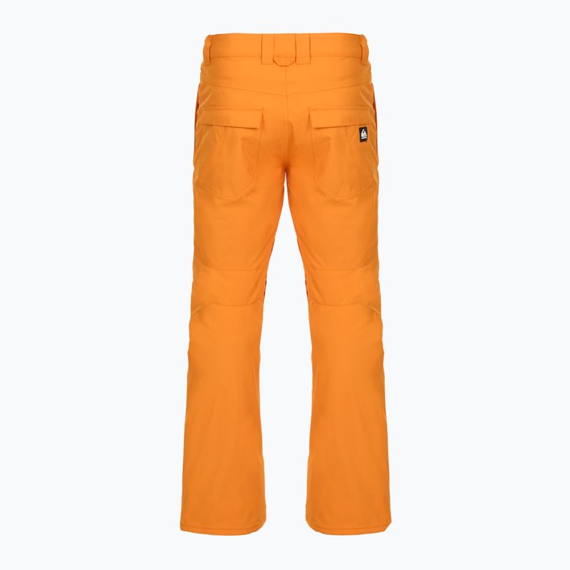 Pantaloni da snowboard Quiksilver Estate Orange Pepper da uomo 8