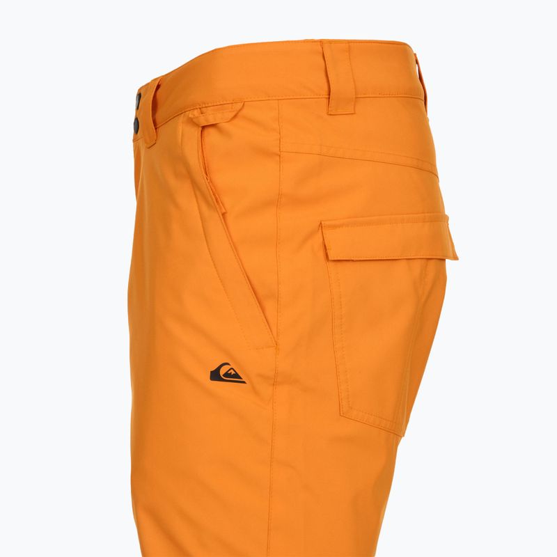 Pantaloni da snowboard Quiksilver Estate Orange Pepper da uomo 9
