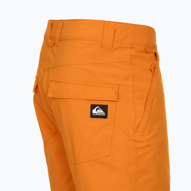 Pantaloni da snowboard Quiksilver Estate Orange Pepper da uomo 10