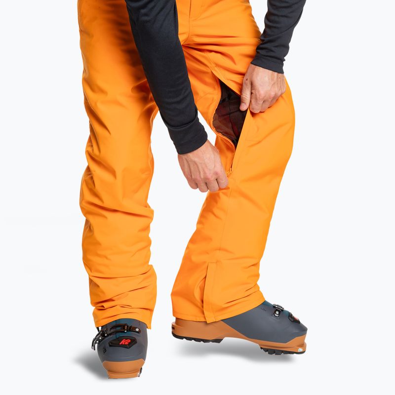 Pantaloni da snowboard Quiksilver Estate Orange Pepper da uomo 6