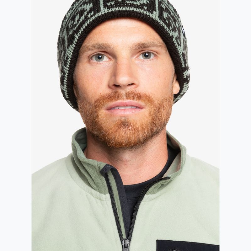 Felpa da snowboard Quiksilver Aker Full Zip Fleece uomo sea spray 5