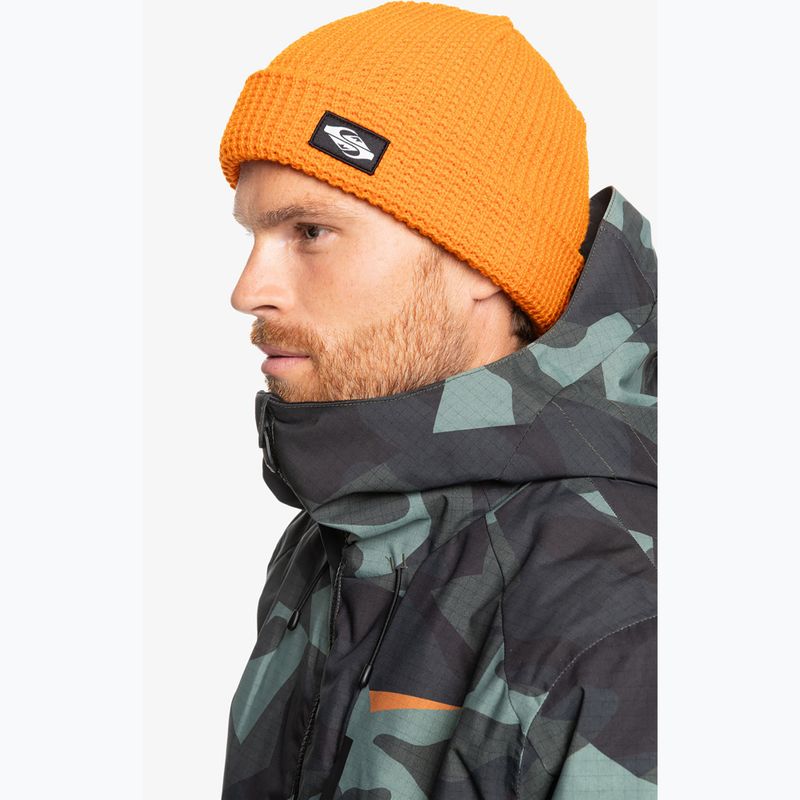 Quiksilver berretto invernale da uomo Tofino arancio pepe 4