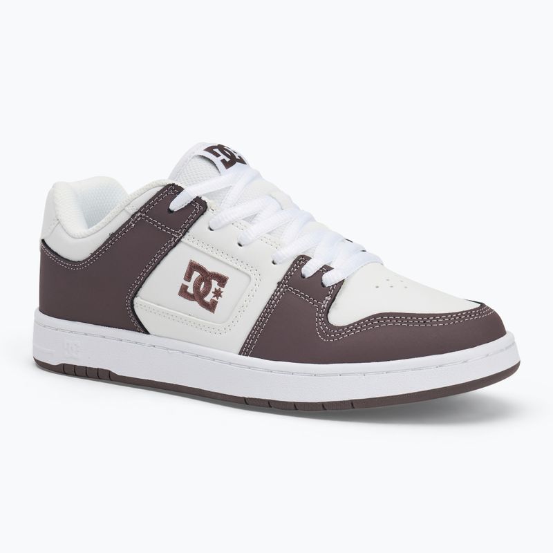 DC Manteca 4 scarpe da uomo bianco / prugna