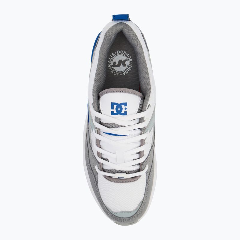 Scarpe DC Ascend uomo bianco / grigio / blu 5
