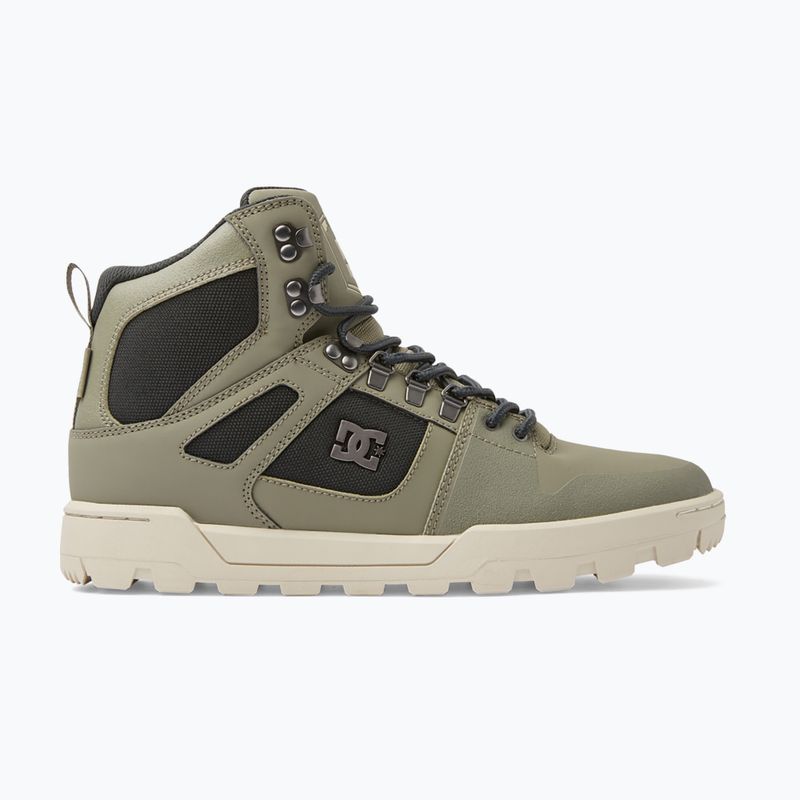 Scarpe DC da uomo Pure High Top WR verde / nero / bianco 8