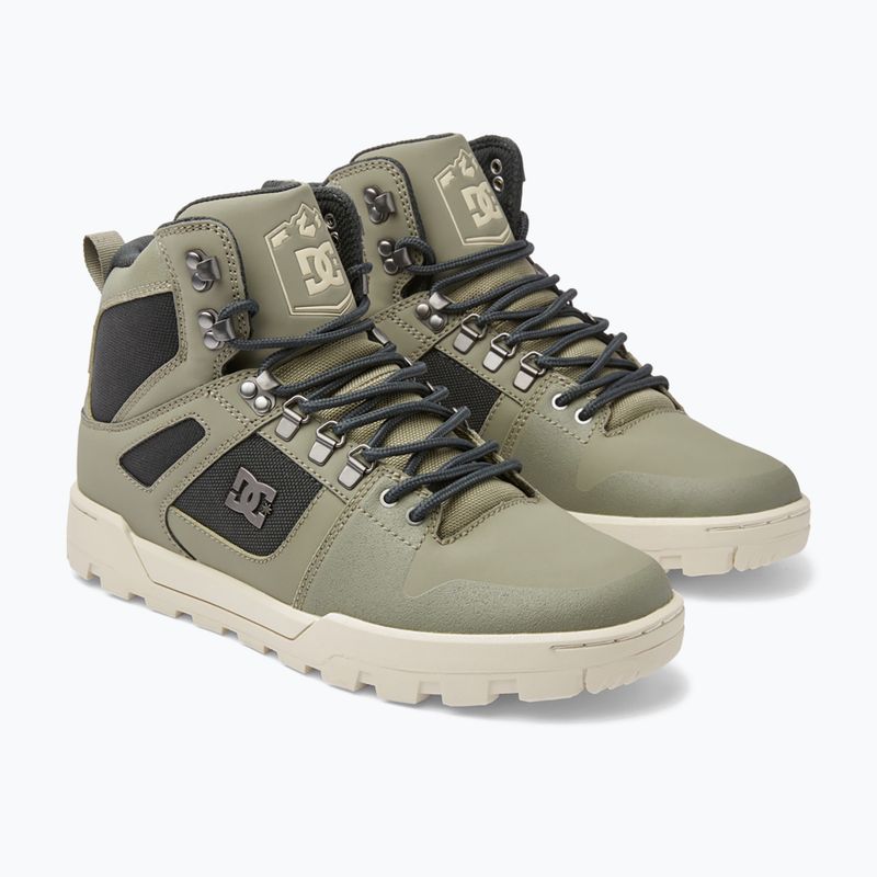 Scarpe DC da uomo Pure High Top WR verde / nero / bianco 10