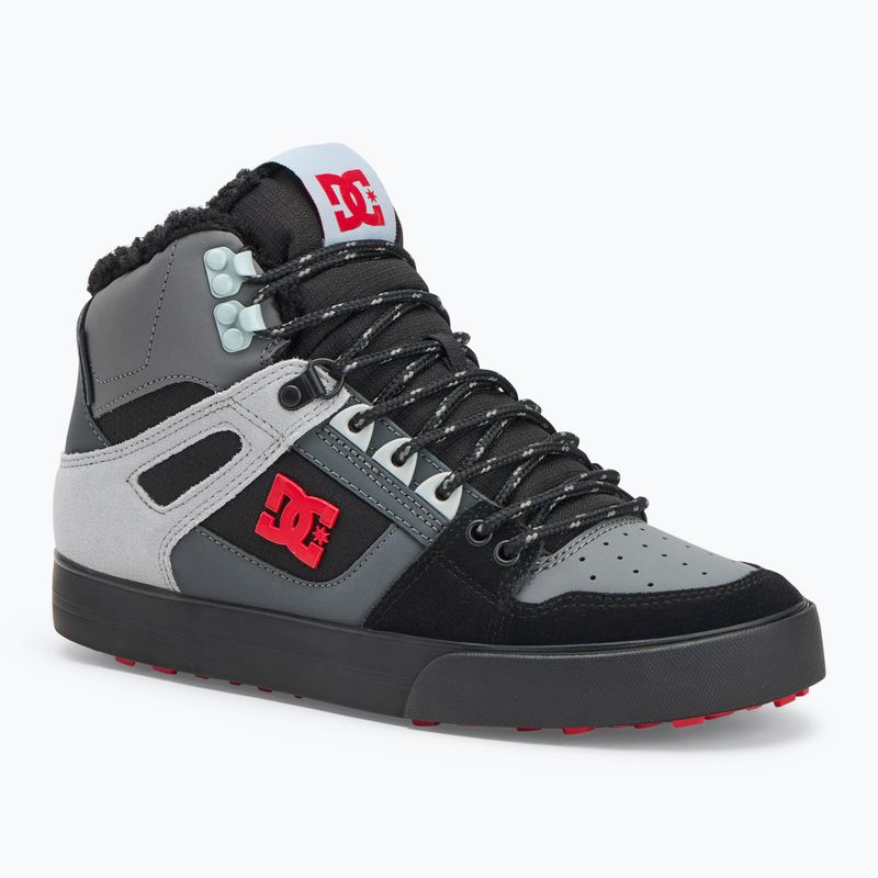 Scarpe DC Pure High-Top da uomo grigio / nero / rosso