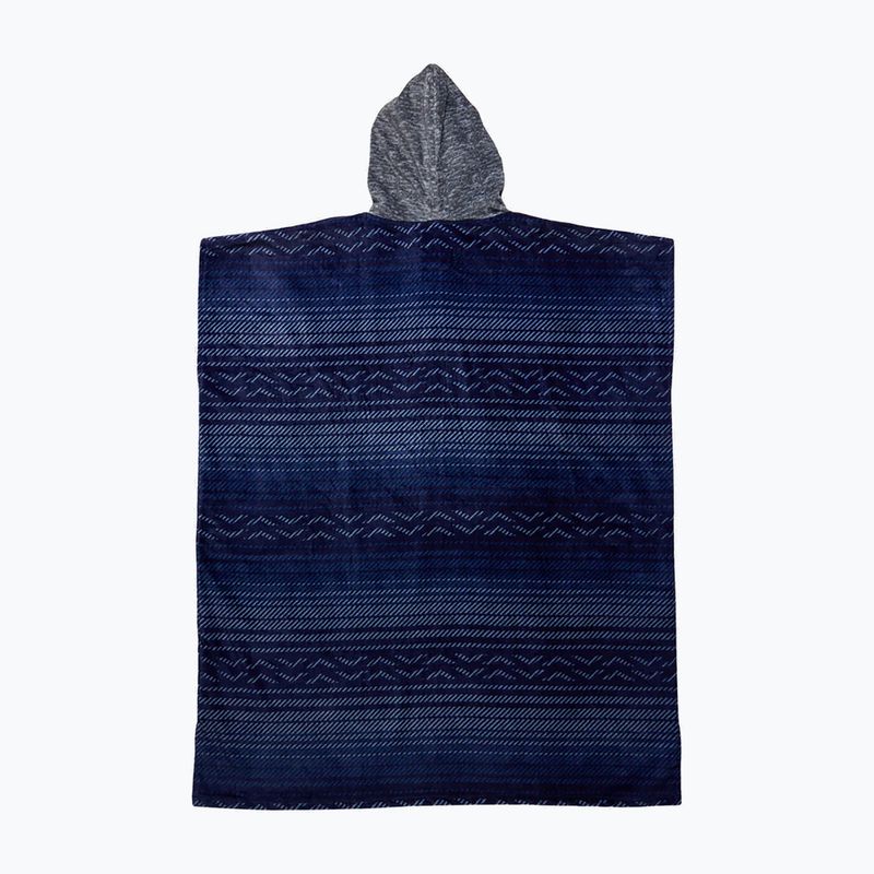 Poncho con cappuccio Billabong da uomo, colore blu polvere 2