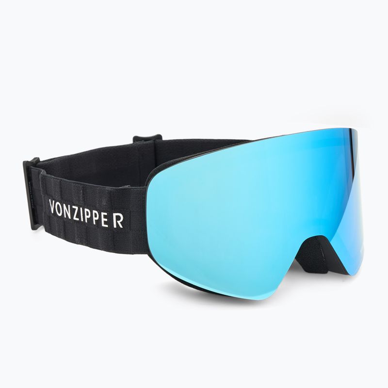 VonZipper Encore nero/wildlife stellar chrome occhiali da snowboard