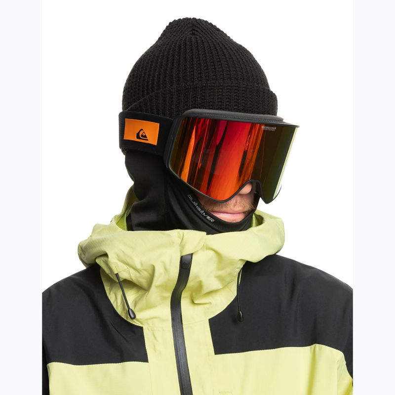 Maschile Quiksilver Storm MG occhiali da snowboard nero/clux ml rosso 10