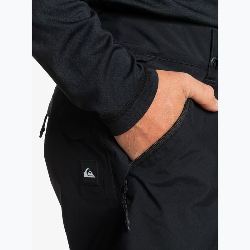 Pantaloni da snowboard Quiksilver Forever Stretch Gore-Tex da uomo nero vero 4