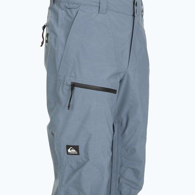 Pantaloni da snowboard Quiksilver Forever Stretch Gore-Tex da uomo, pietra focaia 9