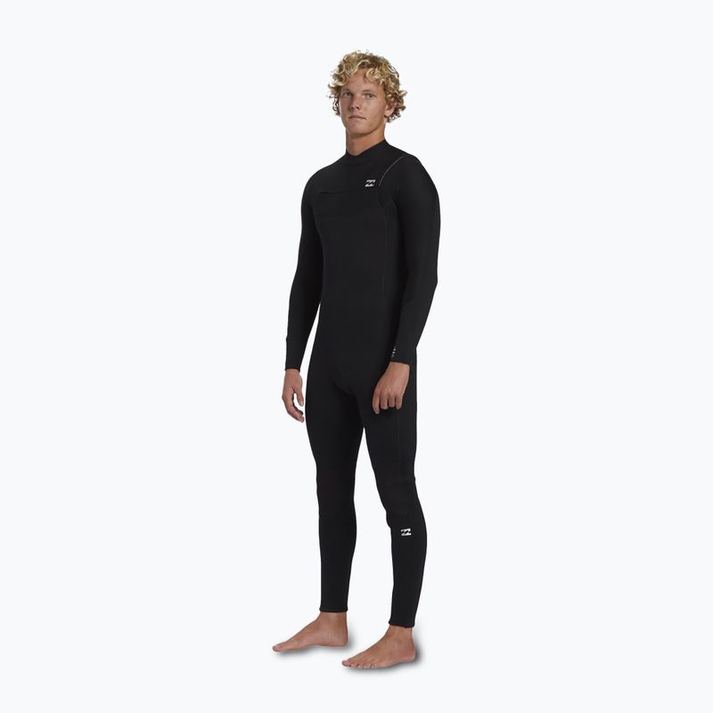 Billabong Swim Foam 5/4 mm Foil Chest Zip GBS nero da uomo 3