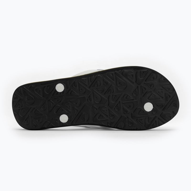 Infradito Quiksilver Molokai nero rasta da uomo 4