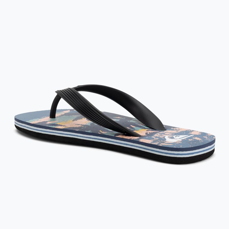 Quiksilver Molokai Art 25 Youth infradito infuocato blu coronet tropicamo 3