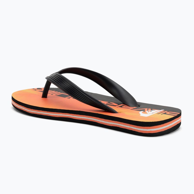 Quiksilver Molokai Art 25 Youth infradito wordblock corallo infuocato 3