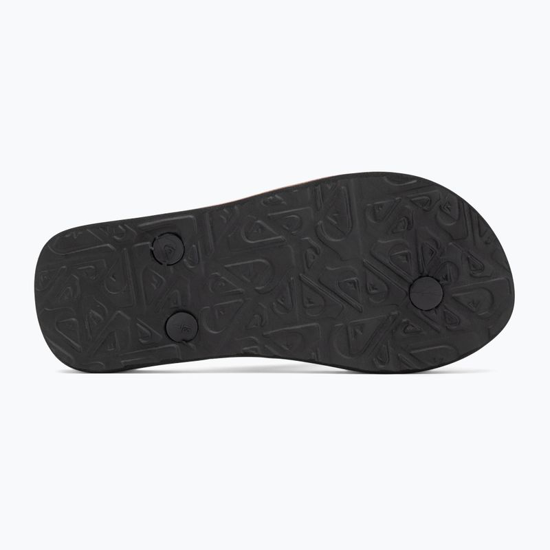 Quiksilver Molokai Art 25 Youth infradito wordblock corallo infuocato 4