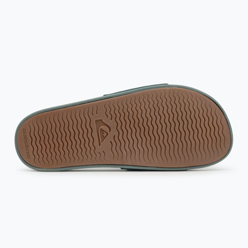 Quiksilver uomo Rivi Wordmark Slide II infradito sage 4