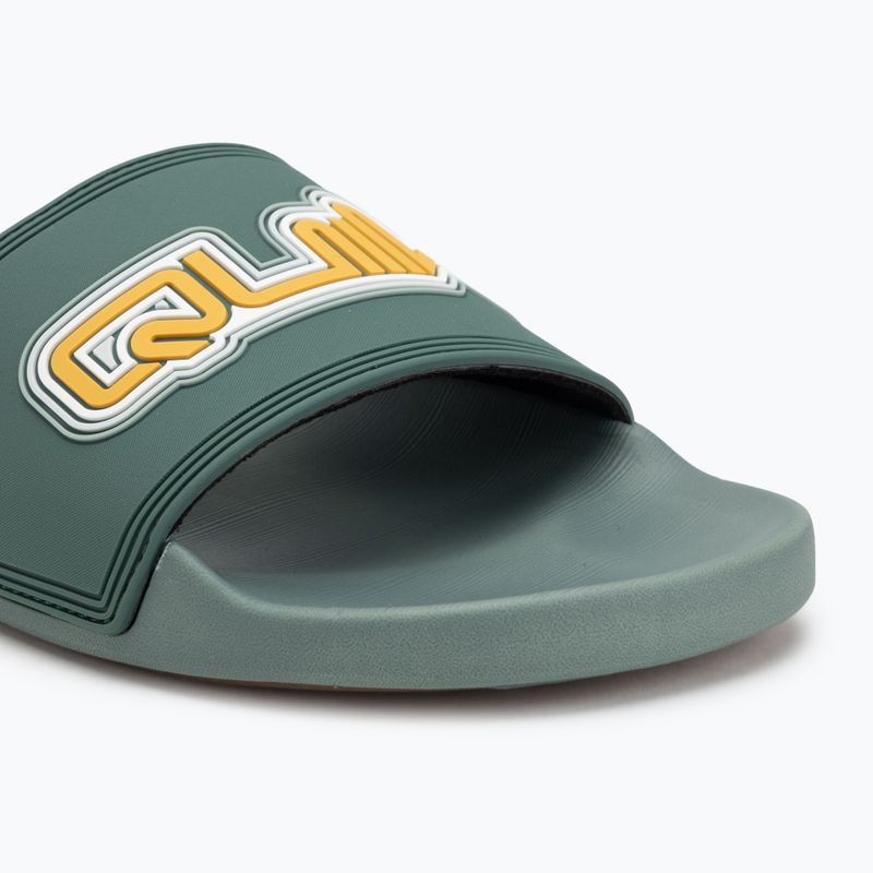 Quiksilver uomo Rivi Wordmark Slide II infradito sage 7