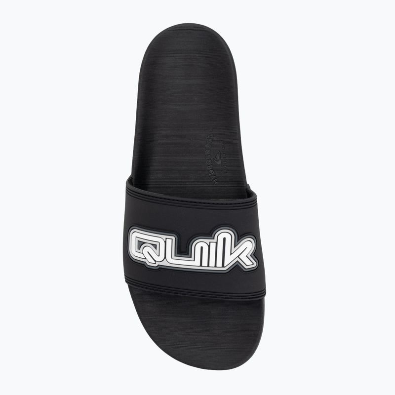 Quiksilver uomo Rivi Wordmark Slide II infradito nero 5 5