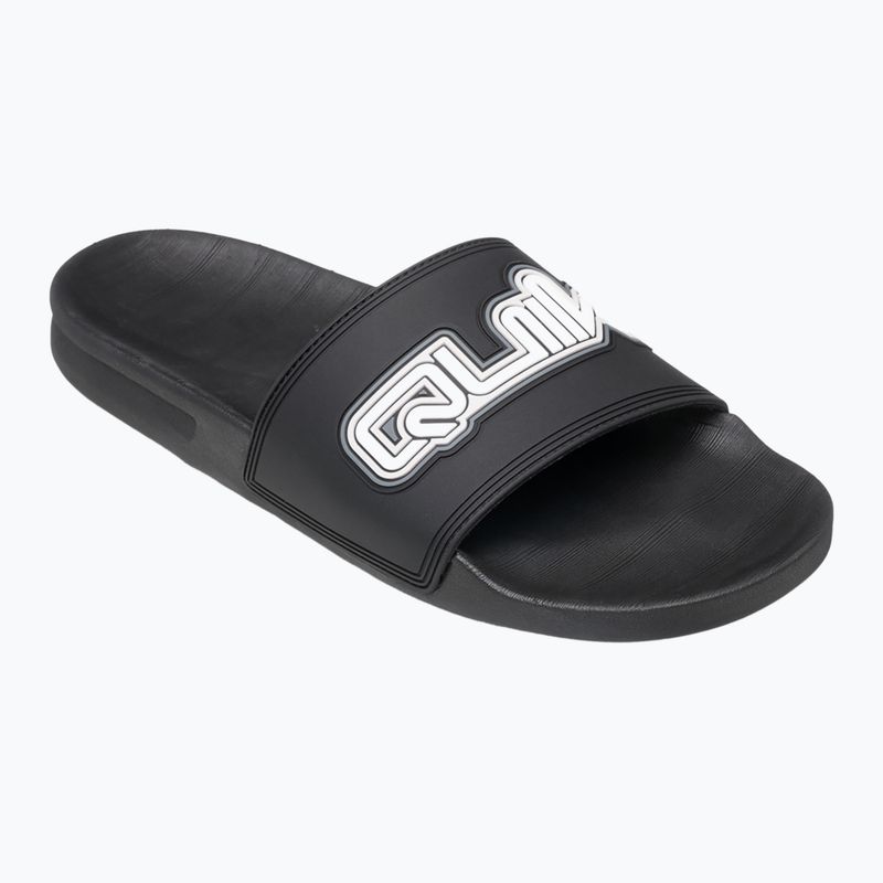 Quiksilver uomo Rivi Wordmark Slide II infradito nero 5