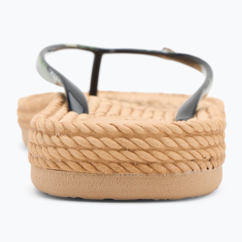 Infradito da donna ROXY South Beach III con stampa nera 6